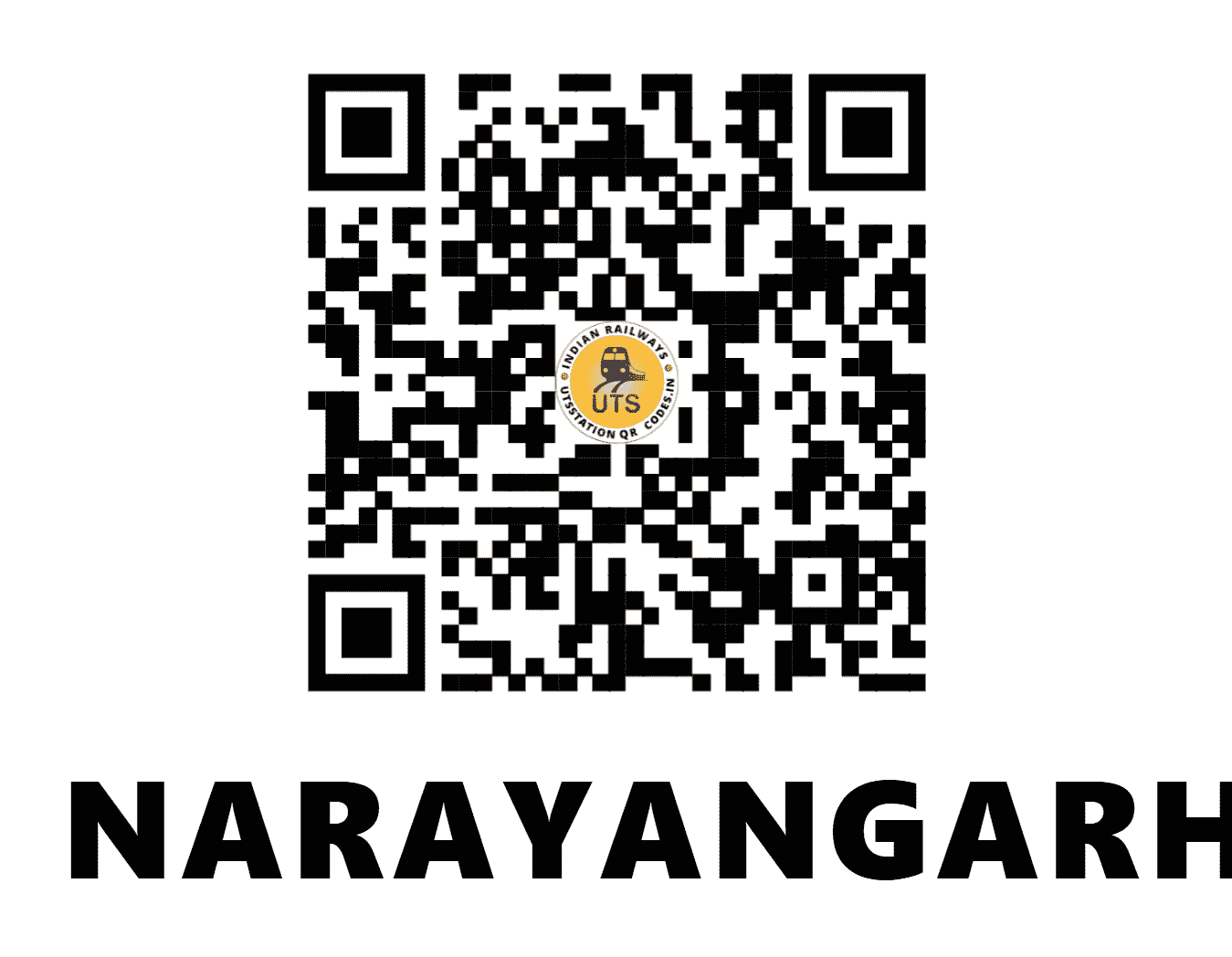 UTS QR Code for NARAYANGARH - NYA - SE (WEST BENGAL)